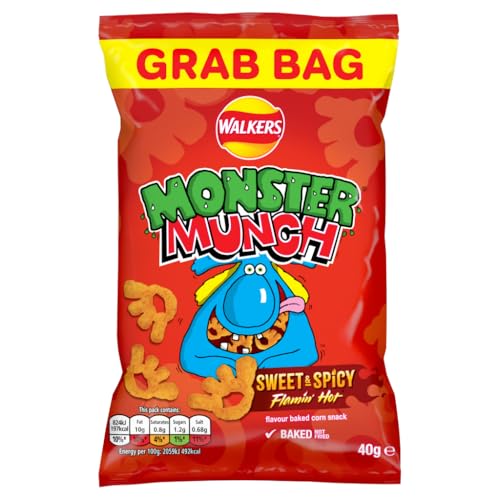 Monster Munch Flamin' Hot crisps