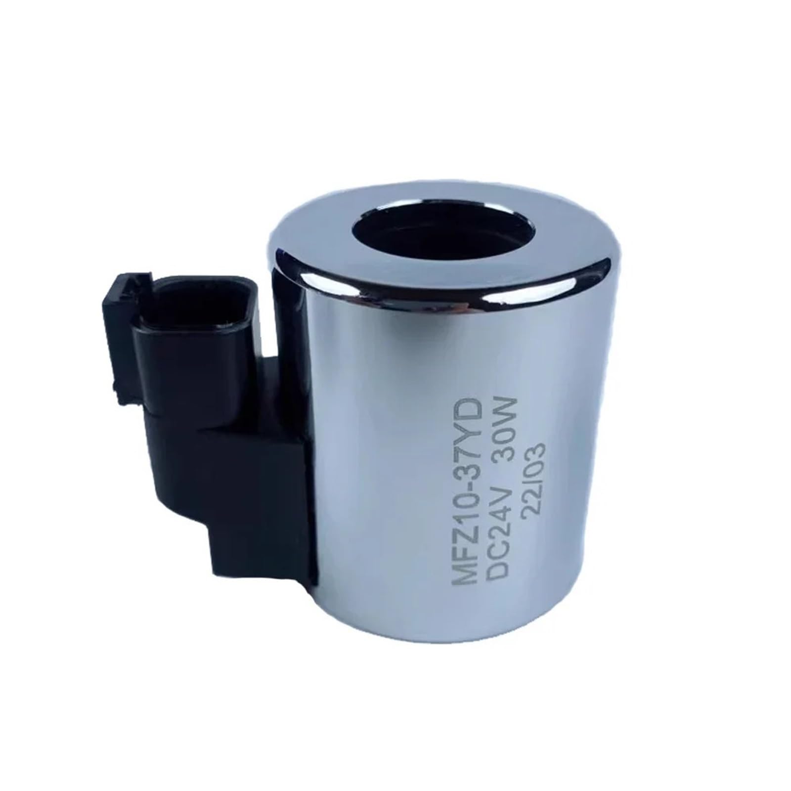 JNVFTCUX MFZ10-37YD Hydraulic Solenoid Valve Coil Inner Diameter 23mm Height 51mm with Plug Outer 45mm 30W DC12V DC24V(Onecolor)
