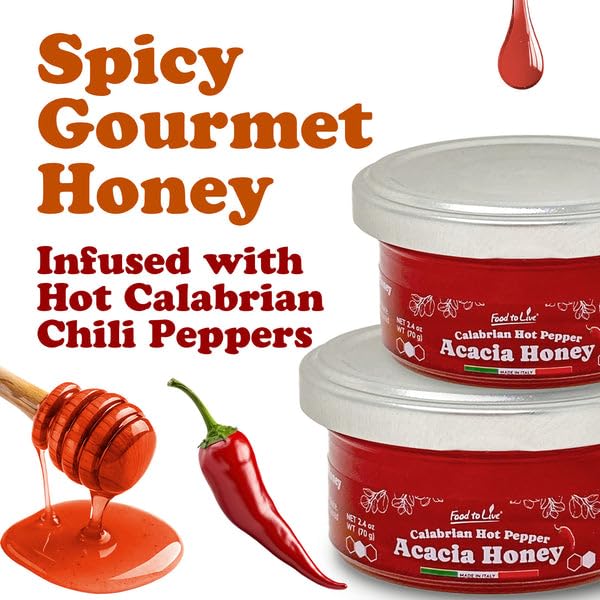 Miel con Chile Picante Calabresa Acacia 70gr miniatura 3
