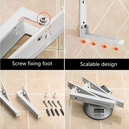 Support de rangement pour micro-ondes pliable pour libérer le plan de travail