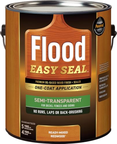 Flood Easy Seal 1 gal. Redwood Semi-Transparent Exterior Wood Finish