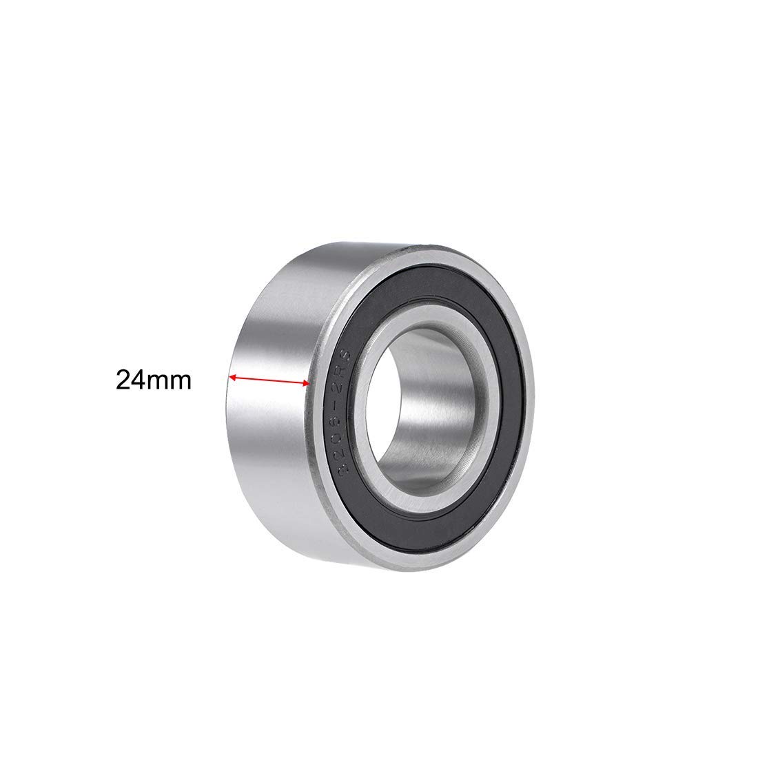 Parts And Parts Schrägkugellager 3206 2RS – Zweireihig, 30x62x23,8 Mm, Abgedichtet, Für Radiale + Axiale Lasten