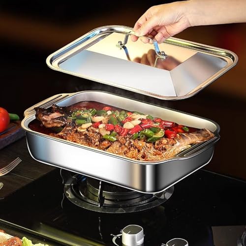 Horno de acero inoxidable cocina lasaña pizza material impermeable 4