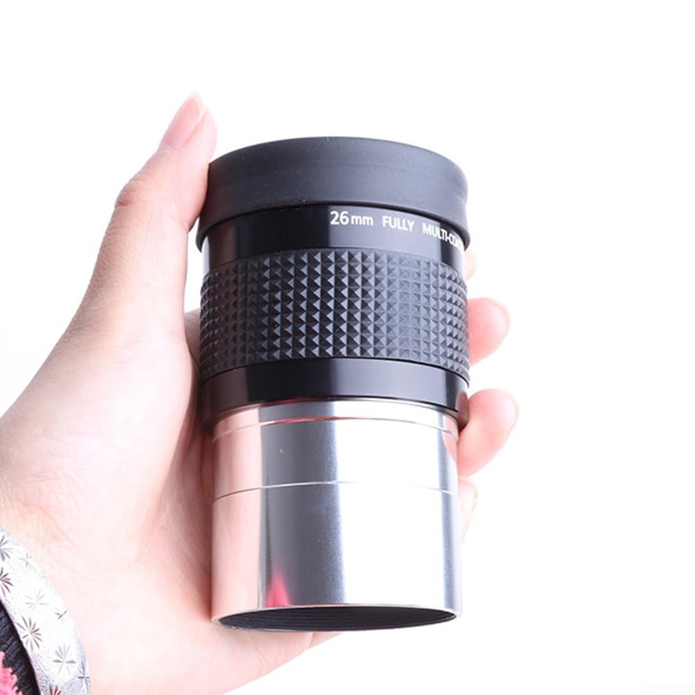 Télescopes astronomiques Lentille Plossl oculaire 26 mm 32 mm 40 mm Revêtement multicouche Verre optique HD multicouche pour télescope d'astronomie (26 mm)