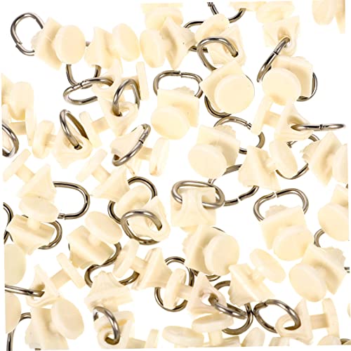 MAGICLULU 2sets Curtain Accessory Mute Curtain Rod Rollers Plastic Track Wheels for Window Rollers 100pcs*2