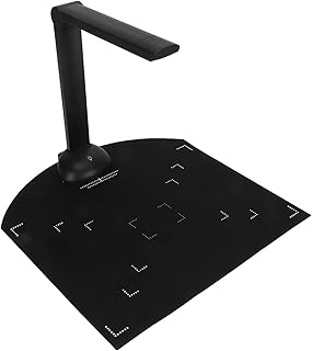 Document Camera Scanner, Portable 5MP USB Overhead Document Scanner Support OCR Compatible with Windows, Foldable Multi Language Doc Cam for Online Teaching Distance Learning