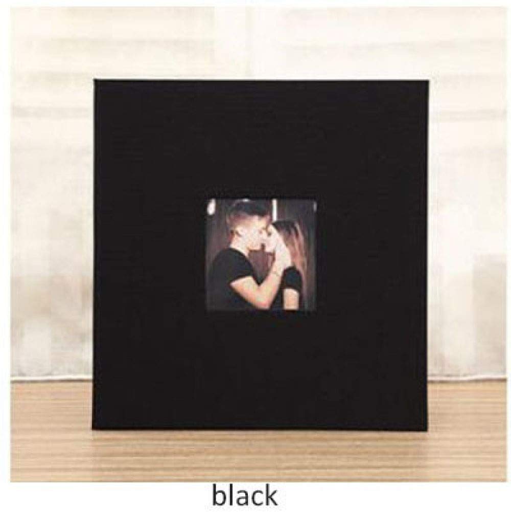 Álbum de fotos autoadhesivo de 16 pulgadas y 20 páginas DIY Álbumes de fotos de boda rústicos Álbumes de memoria Álbum de memoria Personalizar Álbum de fotos de memoria, Negro