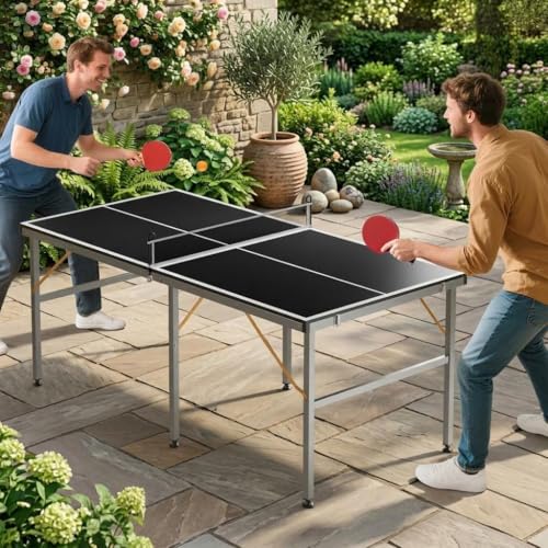 GAOMON 6x3ft Folding Ping Pong Table