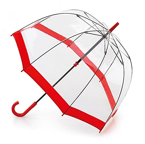 Stormeagle YS15-RED Auto Open Fashion Dome Shape Bubble Princess Umbrella Windproof Sunny/Rain Protection Clear Stick Umbrella cover