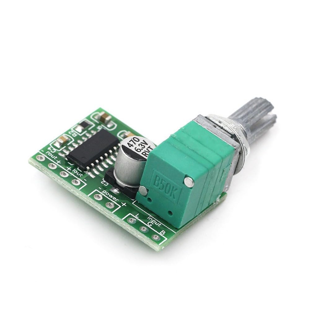 2 Stück PAM8403 5V USB Audio-Verstärkerplatine – 2 Kanäle, 3Wx2, Lautstärkeregler