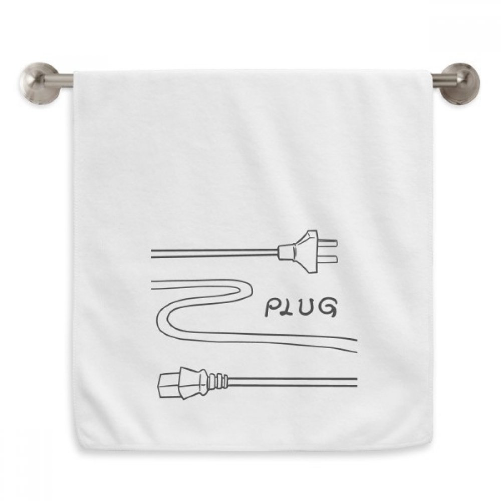 Serviette blanche 13x29 pouces avec dessin diadème fait main pour toilette