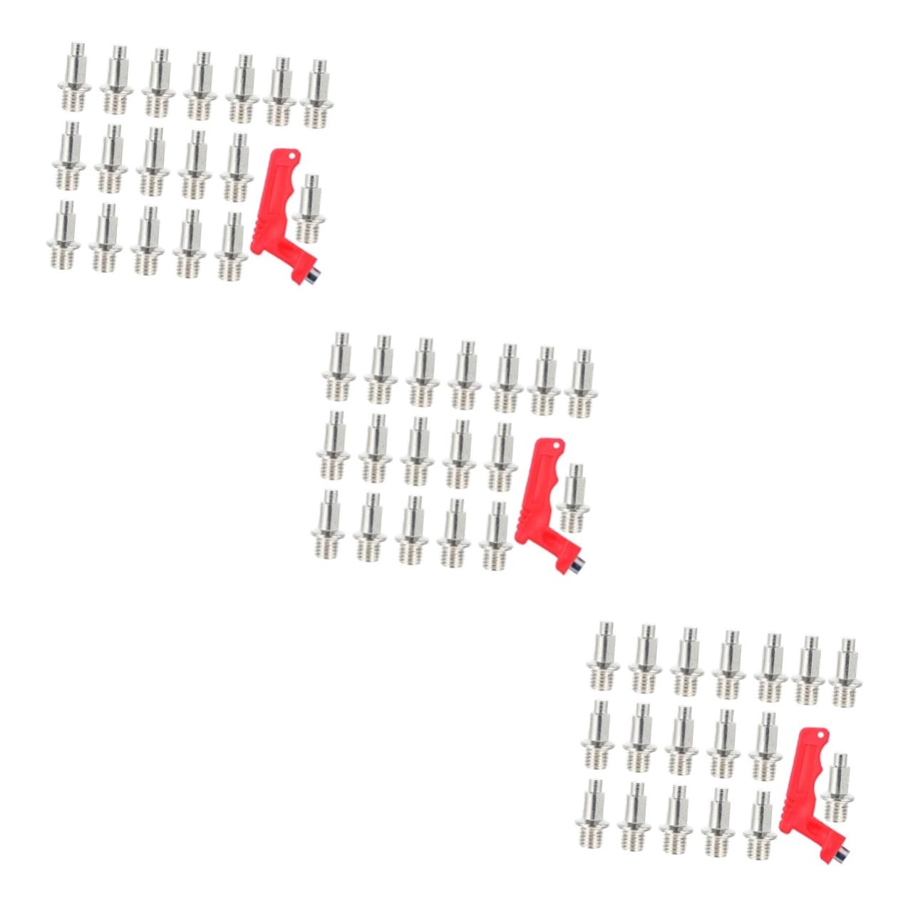 GOOHOCHY 3 Sets Sprint Running Shoe Spikes Track Cleats Boys and Girls Track Spikes Outdoor