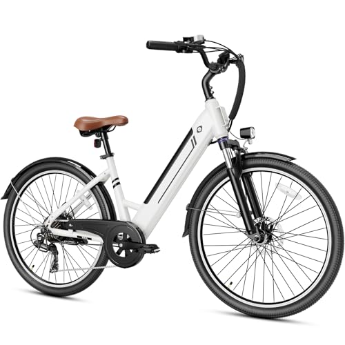 Jasion YC1 ST 26' Electric Bike, 360WH Removable Battery, Up to 40miles, 750W...