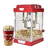 La máquina de palomitas está equipada con una revolucionaria bandeja extraíble. Una vez que el palomitas está listo, basta con retirar la bandeja y disfrutar del palomitas frescas como en el cine.