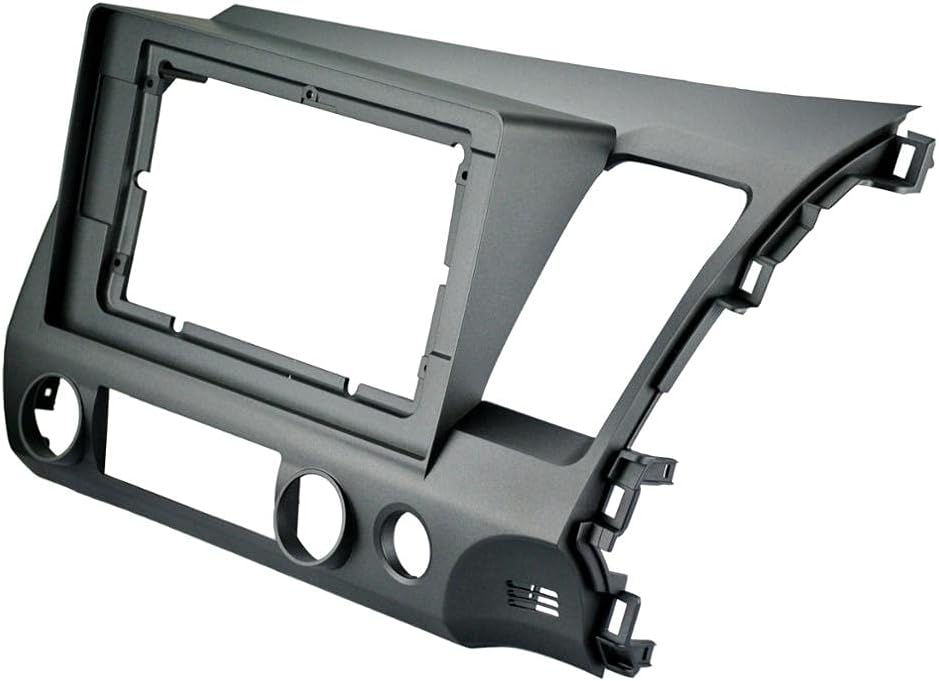 10.1'' Car Radio Stereo Dash Frame Fascia Bezel Panel Compatible for Honda Civic 2007 08 09 10 11 Right Hand Drive Install Mount Kit