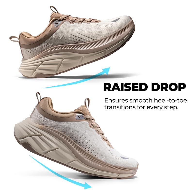 NORTIV 8 Women's Walking Shoes Cushion Comfortable ActiveBreeze Running Tennis Shoes Non-Slip Workout Gym Sports Athletic Breathable Fashion Sneakers