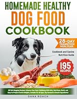 Homemade Healthy Dog Food Cookbook: 195 Tail-Wagging Recipes: Enhance Your Dog's Wellbeing with Safe, Nutritious, Quick and Easy-to-Prepare Canine Delights, Suitable for All Ages B0D1NZCRJP Book Cover