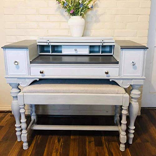 Amy Howard At Home - Chalky Mineral Spray Paint - All In One Paint - No Stripping, Sanding, Or Priming - Grey Matte Finish Chalk Paint For Furniture - How Many Euros (12 Oz) #TOP4