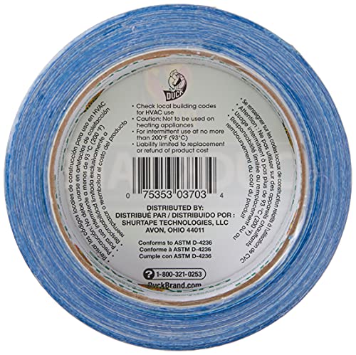 Image of Duck Brand 1304959 Color Duct Tape, Single Roll, Blue
