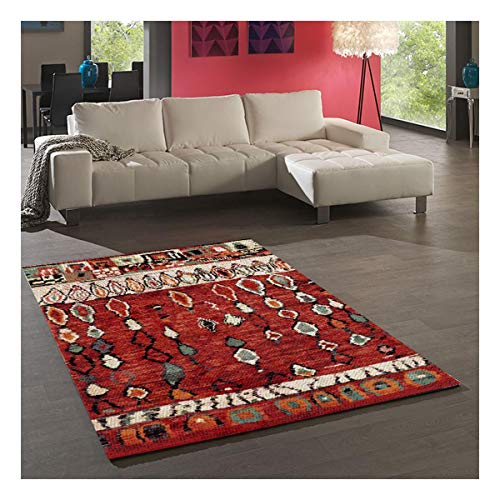 UN AMOUR DE TAPIS - Berber-Teppich Morocco modern von, Polypropylen, Rosso, 120 x 170 cm