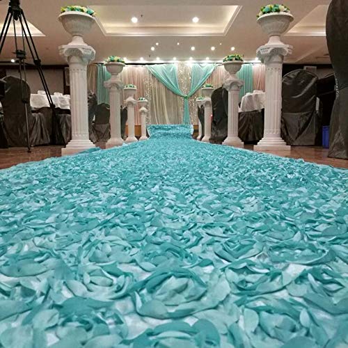 Gangpad Runner Bruiloft Party Rose Rug Gangpad Runner 3D Stereo Bloemen Decoratie Voor Festival Achtergrond Muur T… - Image 3