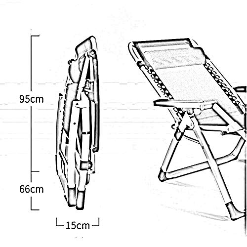 Chaise longue de jardin résistante aux intempéries pliante - 4