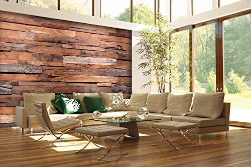 Wizard & Genius DM150 Reclaimed Wood Wall Mural, Multicolor, 8 Piece