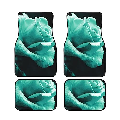 Tapis de sol de voiture antidérapants Pretty Rose lot de 4 haute protection universelle