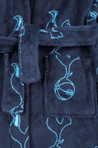 Albornoz Tottenham Hotspur de forro polar azul con capucha para hombre 2