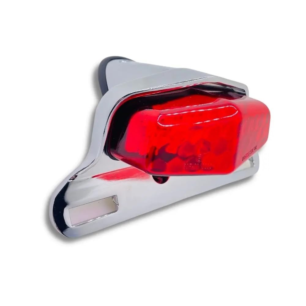 Fanale Posteriore A LED Per Moto – Stile Lucas, Universale Per Triumph Bonneville, Scrambler, Honda, Impermeabile