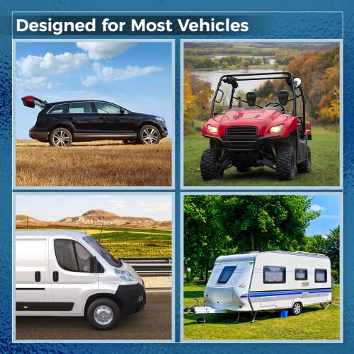 Homaisson Wheel Locks, 2 Packs Universal Vehicle Wheel Clamp Locks With 4 Keys, Adjustable Anti-Thief Security Tire Locks For Wheels With 7-11’’ Width, Fit Cars, Trucks, Golf Carts, Atvs, Rvs（Yellow） #TOP6