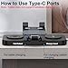30W Charging Station for Apple Products, Foldable Wireless Charger with Clock Display&7 Color Light, Wired Charging for iPad/Tablet Charging Station for iPhone17, for Apple Watch10 for AirPods4(Black