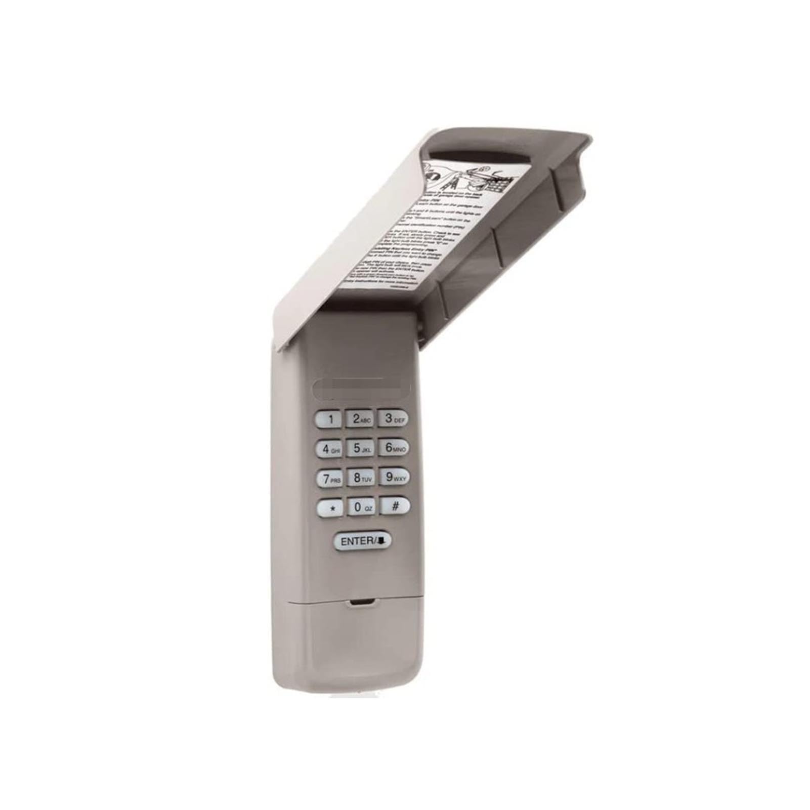 Teclado Universal para Abrir Puertas de Garaje, Teclado Inalámbrico, Entrada sin Llave, Compatible con Controles Remotos para Puertas de Garaje Liftmaster Chamberlain