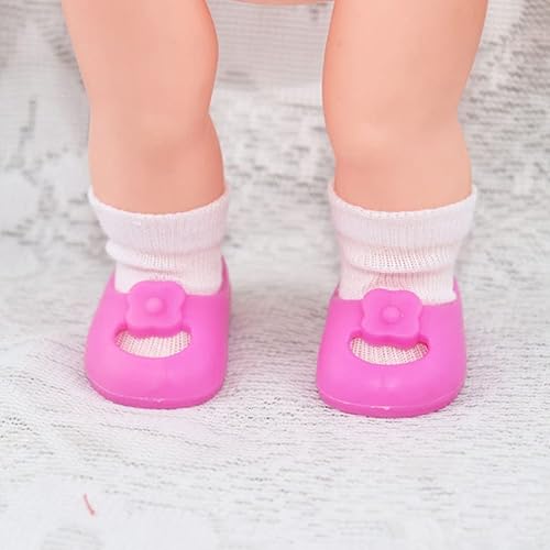 Miniatura 3 de Toyvian Accesorios para muñecas, accesorios para muñecas, calcetines para muñecas de bricolaje, 8 pares de ropa de muñeca americana, ropa de muñeca