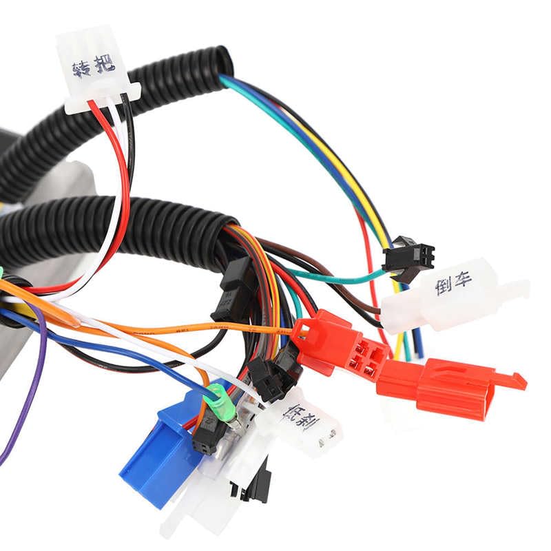 Centralina Monopattino Elettrico 36V 48V 60V 72V 500/1000W Controller Brushless Guscio In Alluminio Bicicletta Elettrica Scooter E-Bike 3 Modalità Regolatore Di Velocità A Onda Sinusoidale Centralina