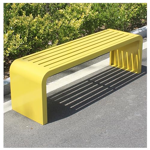 Banc de jardin en métal de qualité supérieure | Mobilier de terrasse design épuré