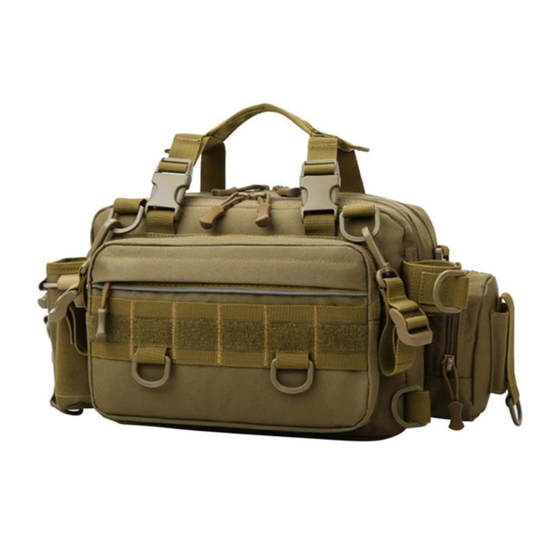 ACEXIER Sac à bandoulière Tactique Multifonction leurre pêche Sac extérieur Grande capacité Sac de Rangement Chasse Camping Sac à Main, Vert