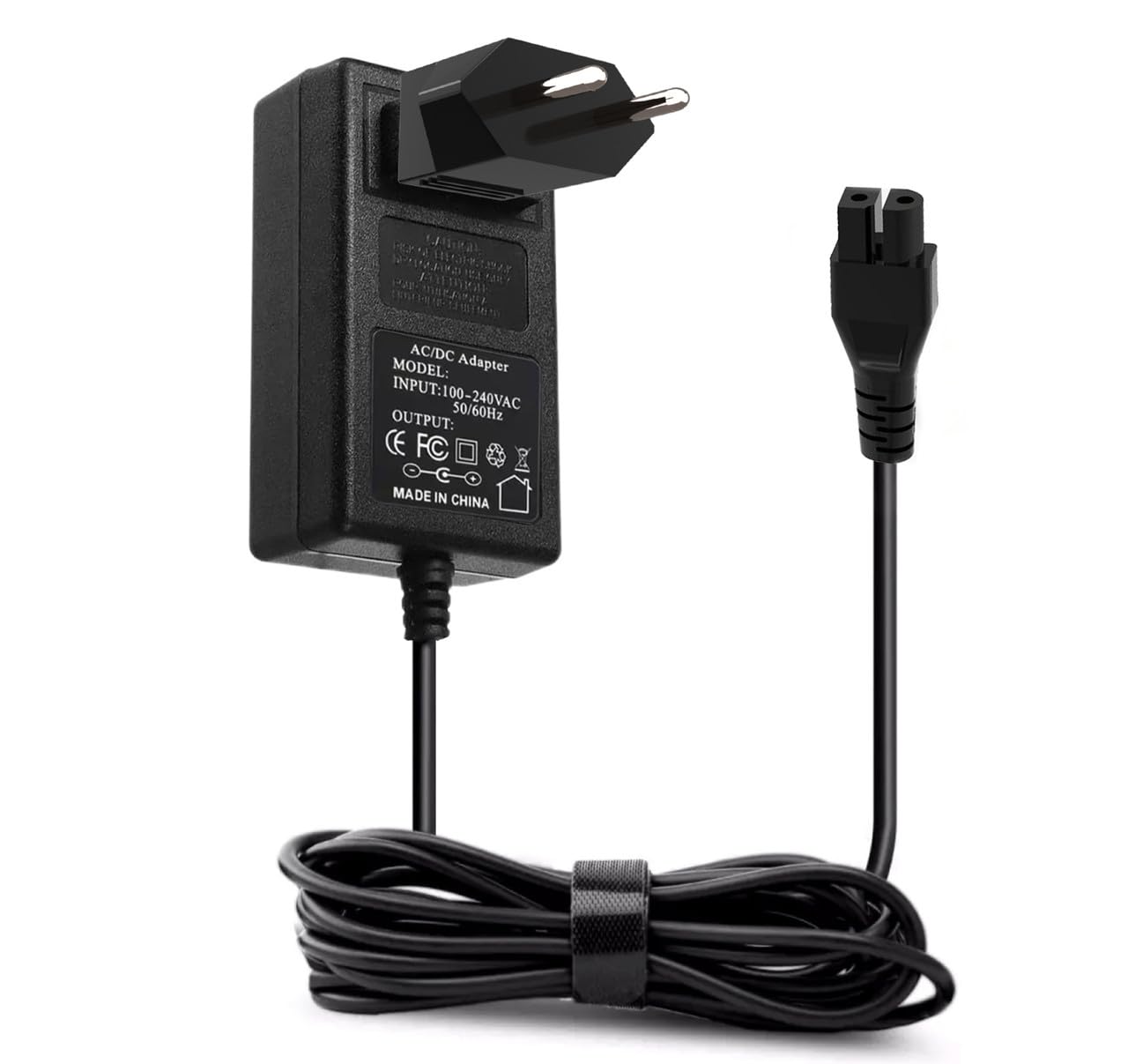 Adaptador de 2 pines (12,6 V, 3 A, CA/CC, compatible con el robot limpiador de piscinas, Bubot 300P AI0P, inalámbrico, para aspiradora de piscina, cable de alimentación y cargador