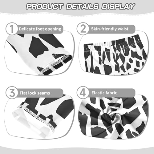 Toddler Girls Leggings Printed Yoga Pants Leggings Graffiti White Black for Kids3