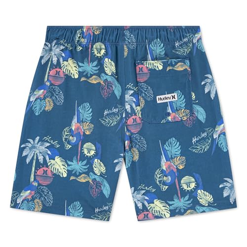 Short de Bain Hurley Pull-on Garçon Facile à Enfiler sans Cordon
