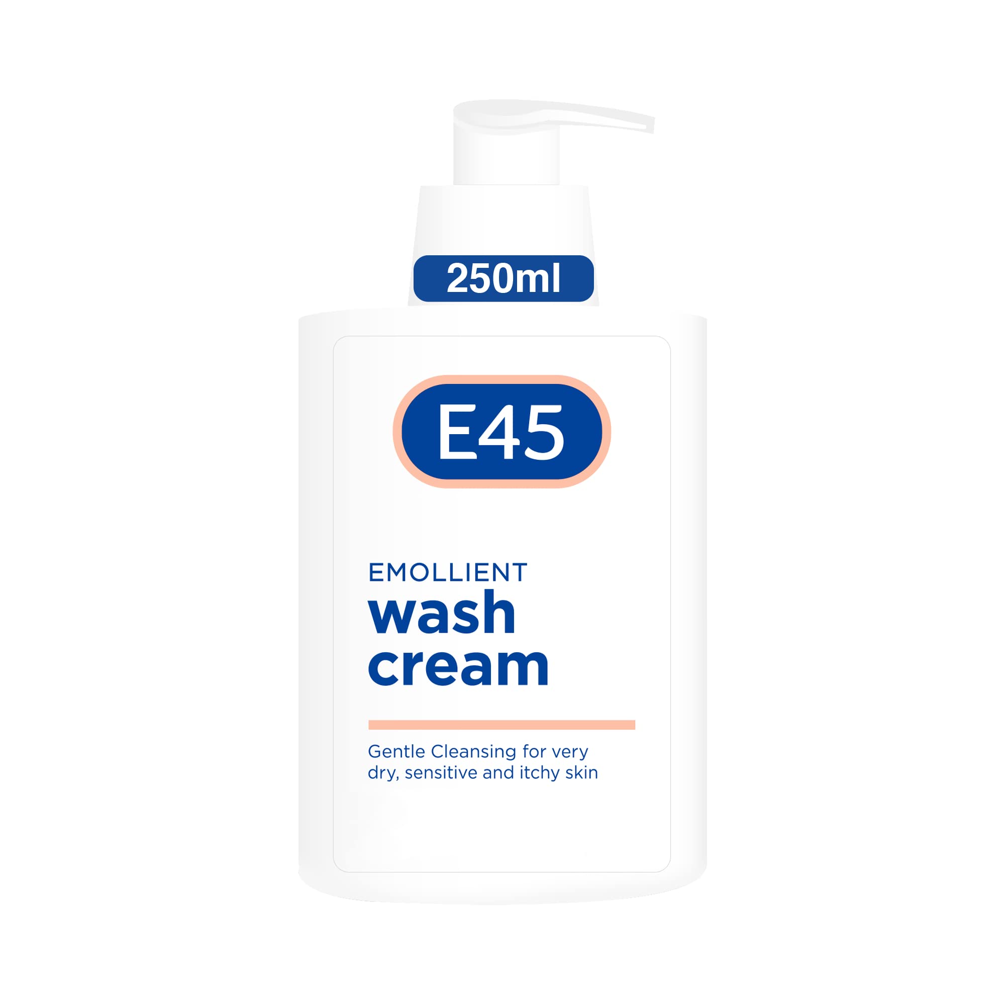 Buy E45 Dermatological Emollient Wash Cream, Gentle Cleansing For Very