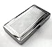 Cigarette Case Victorian Style Metal Holder for Regular, King and 100's Size Pocket Protective Security Wallet (Flo-S100, Silver)