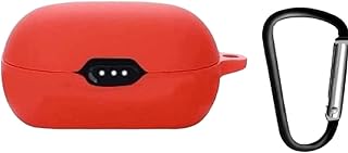 Anker Soundcore Life Note 3 Case Cover Scratch Resistant Mobile Silicone Case with Carabiner (Red)