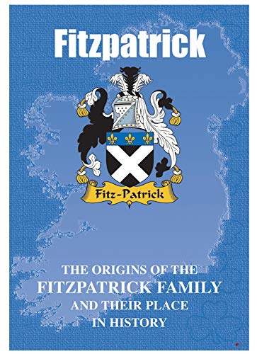 I LUV LTD Fitzpatrick Irlandais Nom de Famille Livret D'histoire Couvrant L'origine de ce Nom Célèbre