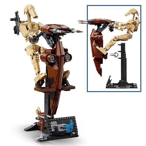 Image of LEGO Star Wars: The Phantom Menace Battle Droid with STAP Set 75428 Building Blocks Toys for 12+ Gift for Boys and Girls
