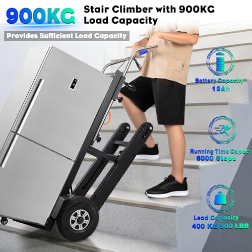 Carretilla eléctrica para escaleras, carga 900 lb miniatura 4