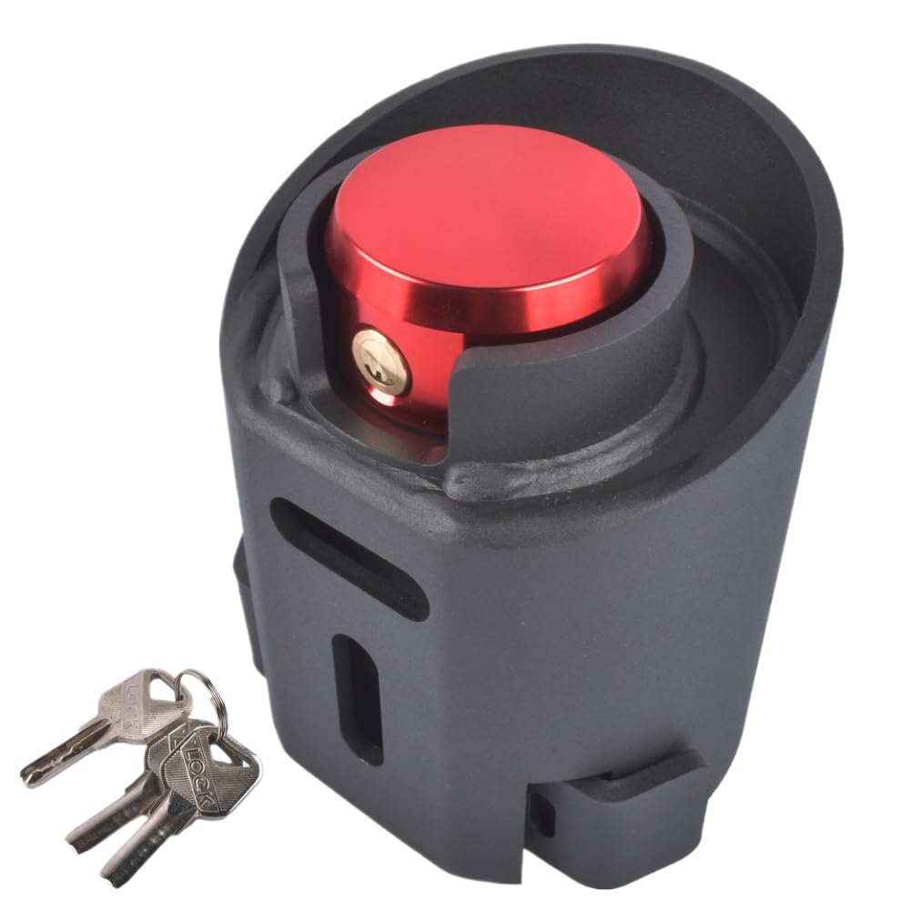 Aadzeafxq Onecolor Red Trailer Coupler Lock Compatible With 2-5/16-Inch Couplers