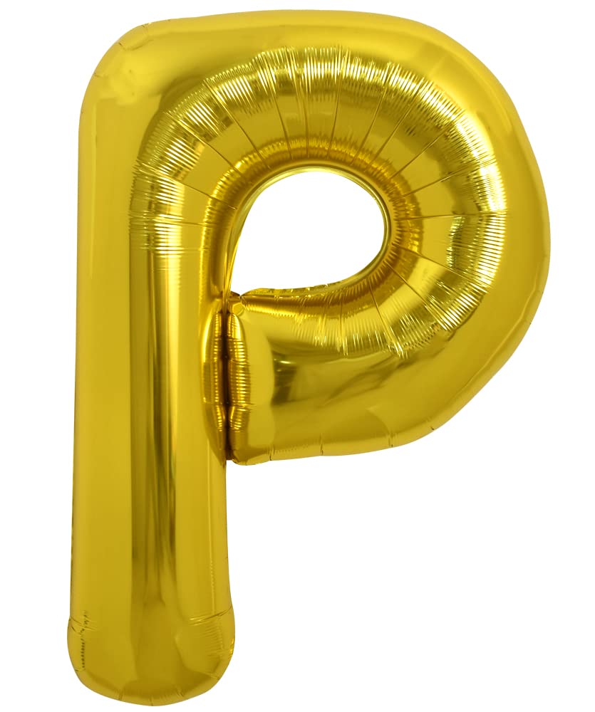 Photo 1 of ***SEE COMMENT FOR MORE INFO***TONIFUL 40 Inch Large Gold Letter P Balloons Helium Balloons,Foil Mylar Big Balloons for 2026 New Year Eve Graduation Wedding Baby Shower Birthday Party Anniversary Supplies Decorations (2 PACK)