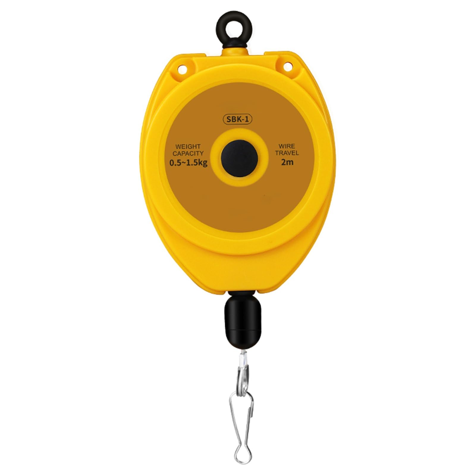 Rohcghc 0.6-3.0Kg Spring Balancer, Retractable Adjustable Spring Balancer With 2M Wire And Hook, Gagarage And Automotive Equipment(0.6-3.0Kg)
