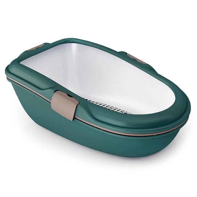 SP Furba Maxi - Inodoro para Gatos, Color Verde